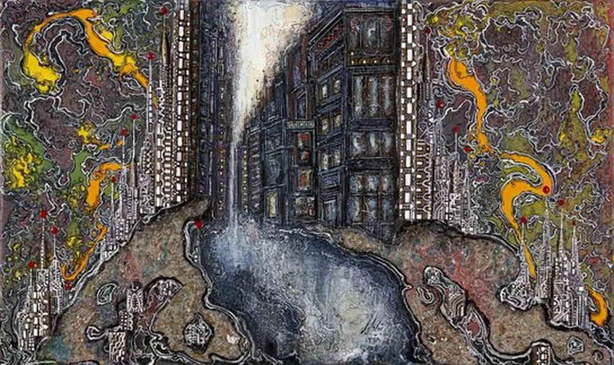 Bita Vakili's works were exhibited in Moscow and Frankfurt