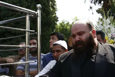 مراسم تشییع زنده‌یاد محمود جهان در تالار وحدت