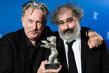 (L-R)+Benoit+Delepine+and+Gustave+Kervern+pose+with+the+Silver+Bear+70th+Berlinale+for+the+film+Delete+History+after+the+award+ceremony+of+the+70th+Berlinale+Intern