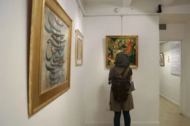 نمایشگاه آثار زنده یاد صادق تبریزی درنگارخانه بهنام دهش پور