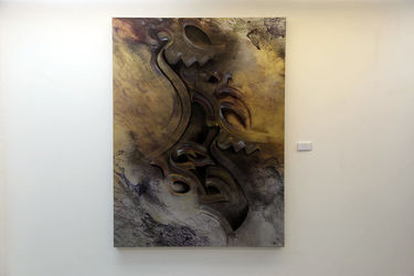افتتاحیه نمایشگاه نقاشی خط حامده مشیتی در گالری والی