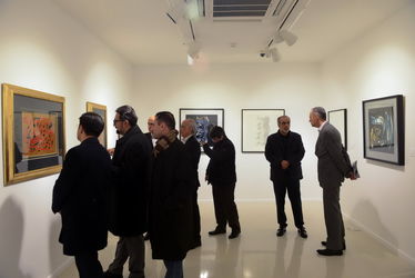 نمایشگاه آثار محمد احصایی در گالری بوم