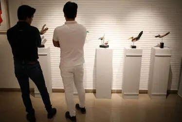 نمایشگاه آثاری از مهدی سحابی در گالری آتبین