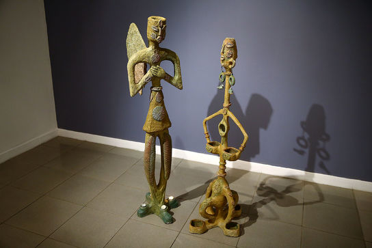 افتتاحیه نمایشگاه آثار حجمی سمیرا دریا و میثم نژاد رسولی در گالری ویستا