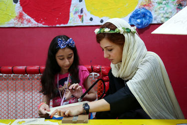 دومین روز جشنواره هنرهای تجسمی کودک و نوجوان در هنرکده لنا