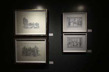 افتتاحیه‌ی نمایشگاه گروهی با عنوان "سیاه و سفید" در گالری ایوان