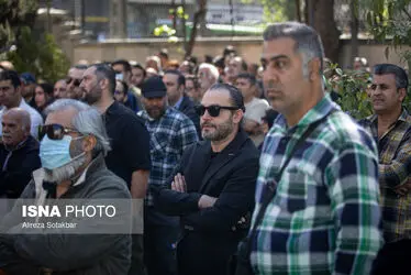 تشییع پیکر رضا داوودنژاد