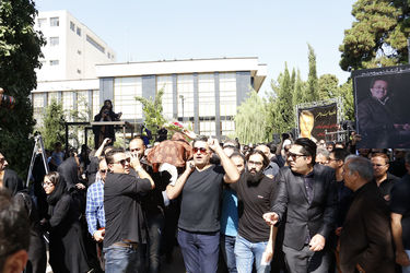 مراسم تشییع زنده‌یاد ناصر فرهودی در تالار وحدت