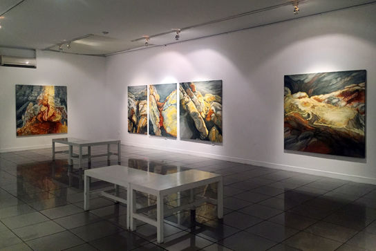 نمایشگاه نقاشی آتش شاه کرمی در گالری ویستا