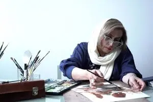 سلیمه معتمدی؛ زنی با کنش نقاشانه عرفانی اجتماعی !