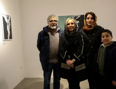 چهره های سینمایی در نمایشگاه آناهیتا محب علی/عکس ها