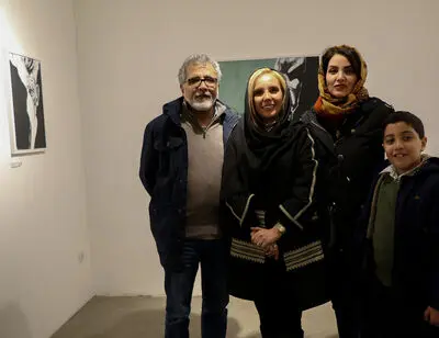 چهره های سینمایی در نمایشگاه آناهیتا محب علی/عکس ها