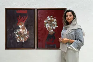 Fardokht Kiaei Mehr and the Nature of the Contemporary Human in "Halo" Painting from the Takapo Series