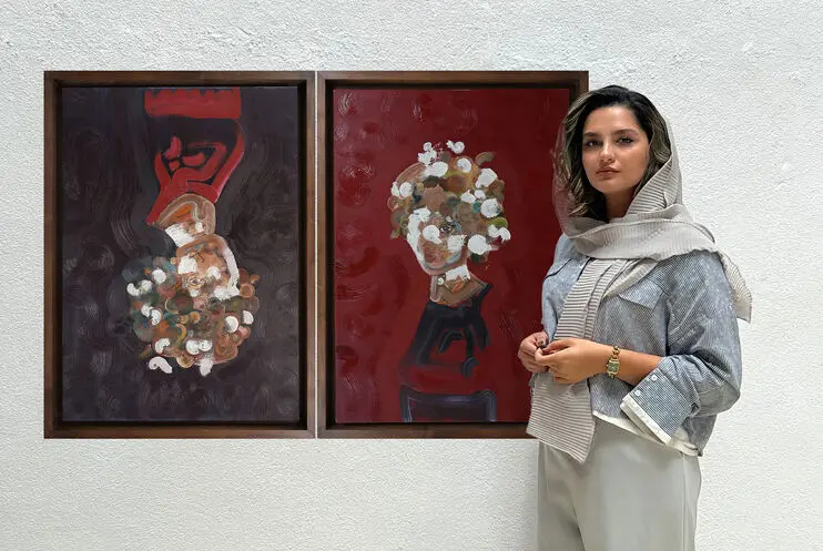 Fardokht Kiaei Mehr and the Nature of the Contemporary Human in "Halo" Painting from the Takapo Series