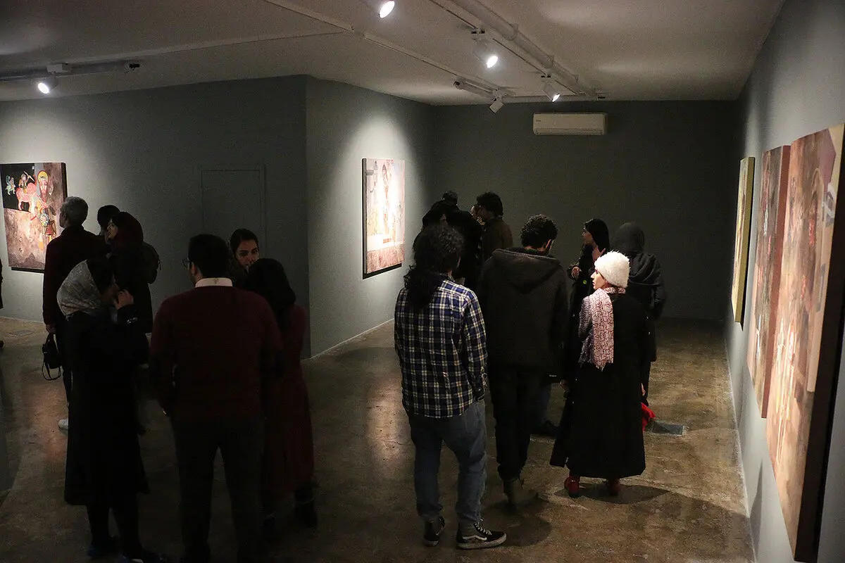 نمایشگاه نقاشی سید محمد مساوات در گالری محسن