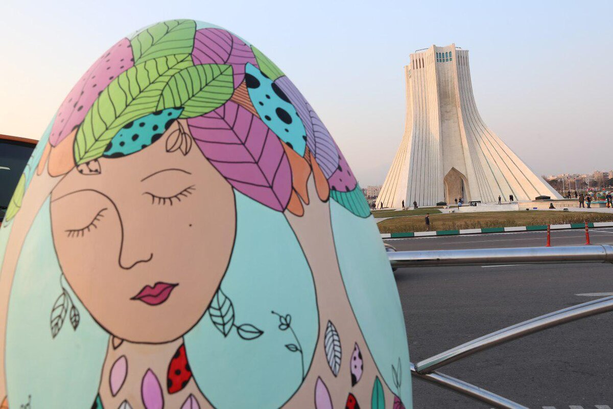 طعم هنر در نوروز تهران / زیباسازی پایتخت برای استقبال از بهار -1