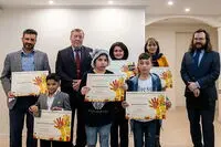 Czech envoy awards Iranian winners of ICEFA Lidice 