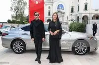 ببینید: نوید محمدزاده با دایانا روی فرش قرمز ونیز رفت