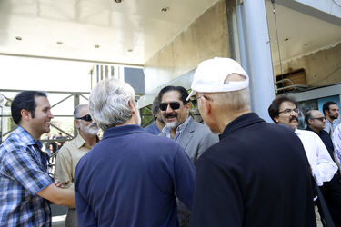 مراسم تشییع زنده‌یاد ناصر فرهودی در تالار وحدت