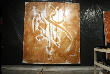 اجرای زنده نقاشی در گالری ثالث با همراهی رنگ وستا