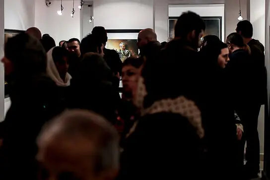 نمایشگاه نقاشی واحد خاکدان در گالری ماه
