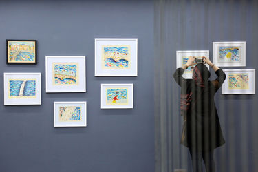 نمایشگاه نقاشی های اکبر نیکان‌پور در گالری ثالث