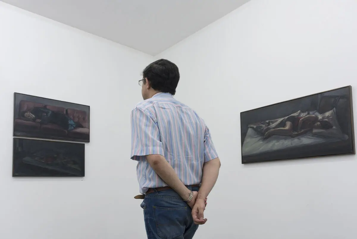 نمایشگاه نقاشی رسول اکبرلو در گالری اُ