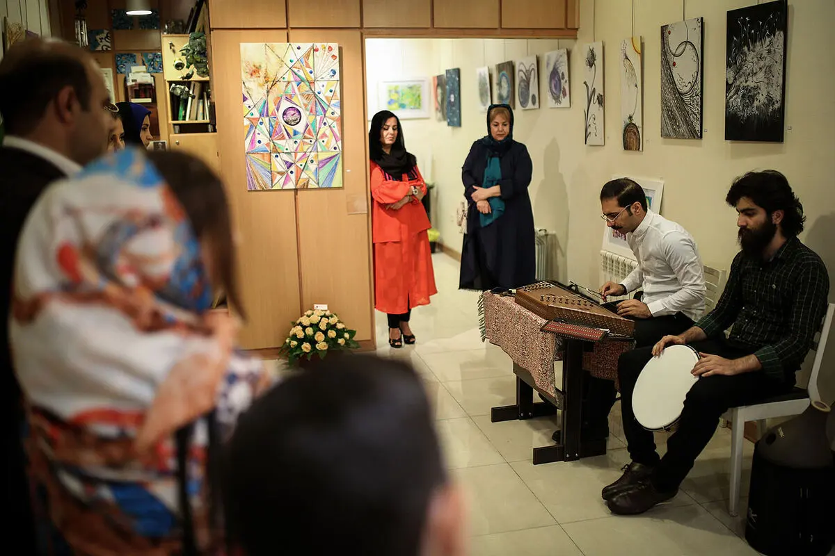 نمایشگاه نقاشی شهین قیدر شاداتی در گالری احسان