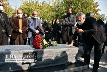 مراسم تشییع پیکر پورنگ پورشیرازی(نوازنده کنترباس) 