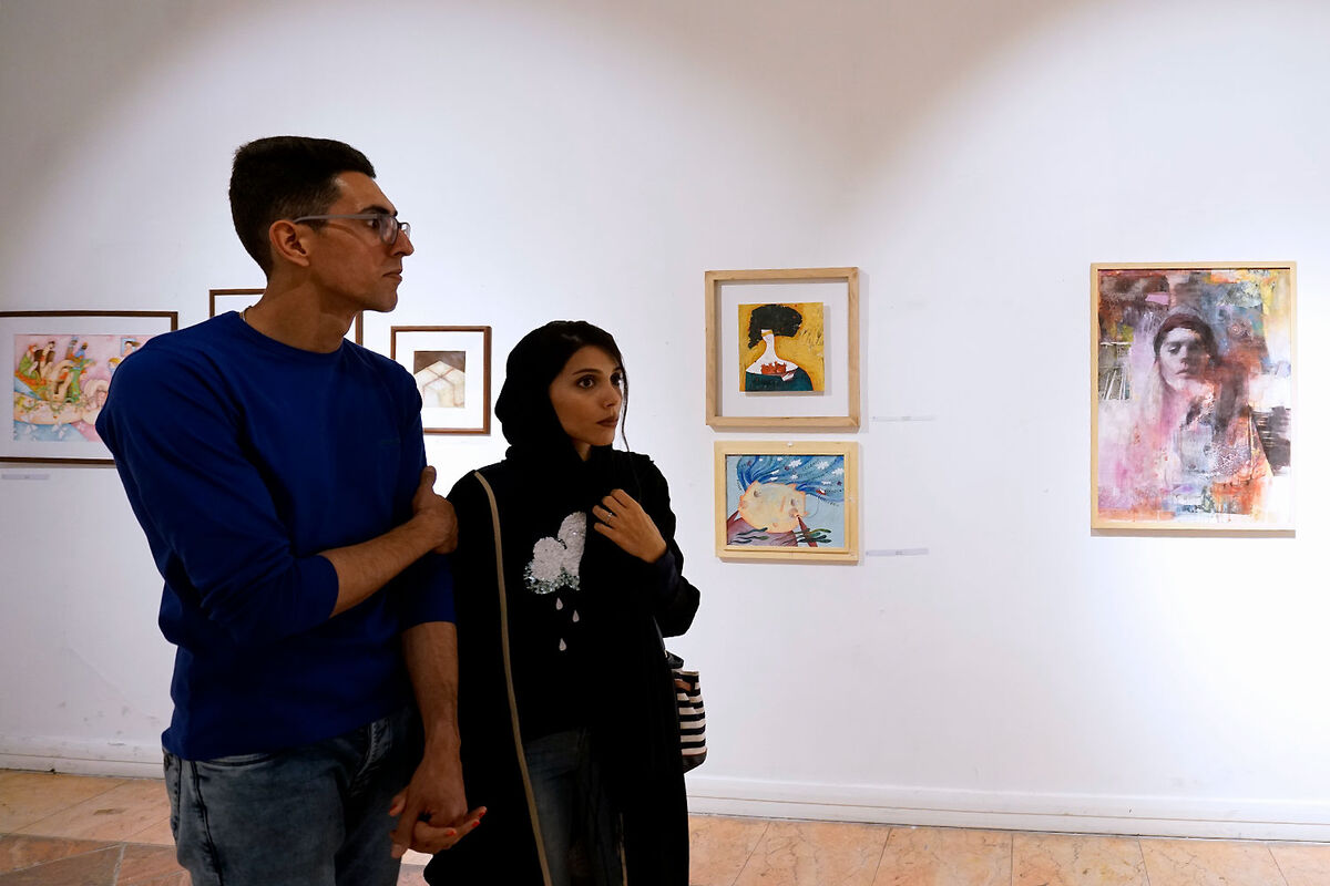 افتتاحیه نمایشگاه گروهی نقاشی انجمن نقاشان ایران در خانه هنرمندان