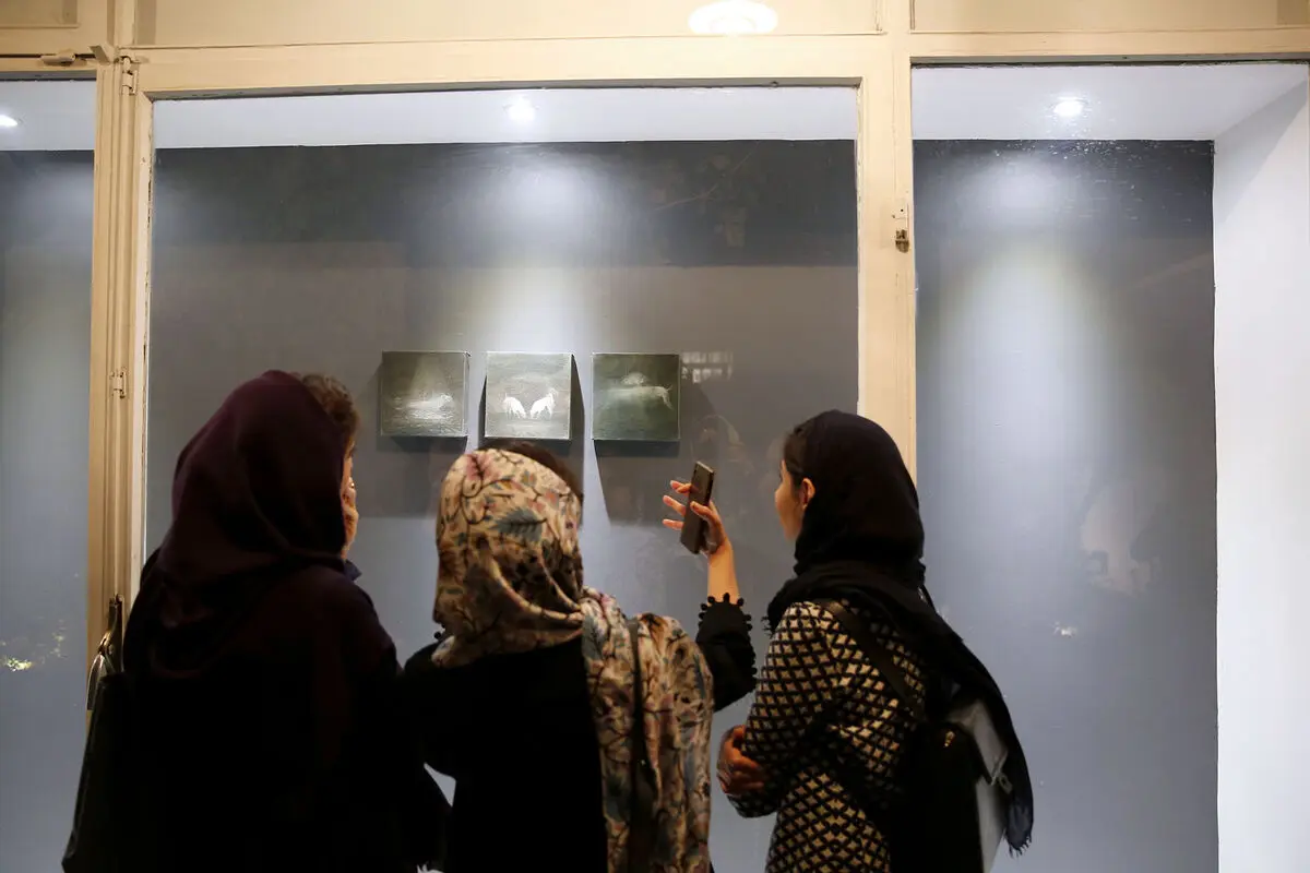 نمایشگاه نقاشی مسعود غفاری در گالری اُ
