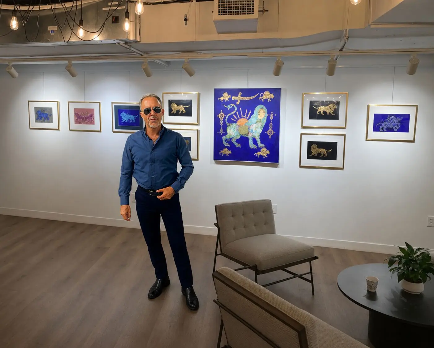 Mehrdad Fallah Sells Out with Ten Paintings in Virginia, USA