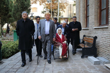افتتاح تالار دائمی منیر فرمانفرمائیان در باغ موزه نگارستان دانشگاه تهران