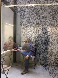 نمایشگاه نقاشی­‌ های علی رضوی با عنوان «اشکال دینامیک» در گالری زیرزمین دستان