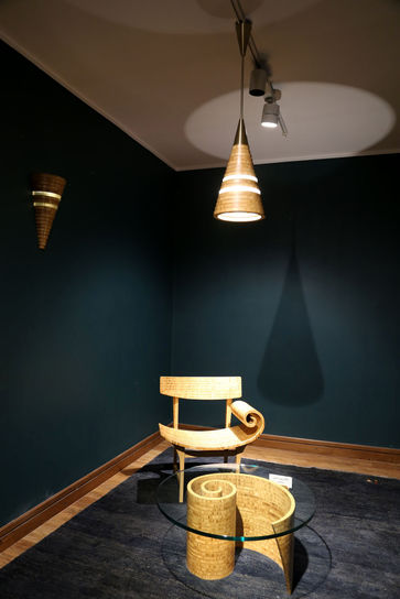 افتتاحیه نمایشگاه بیژن شافعی در گالری زمان هنر