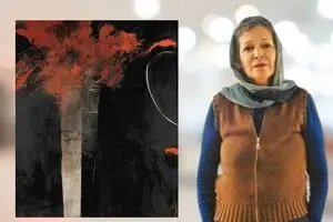 Farideh Lashai’s Tree of Fire in the Raha Gallery Collection