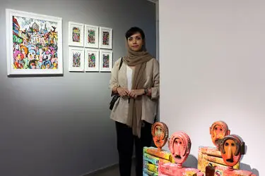 نمایشگاه ازدحام در گالری مژده