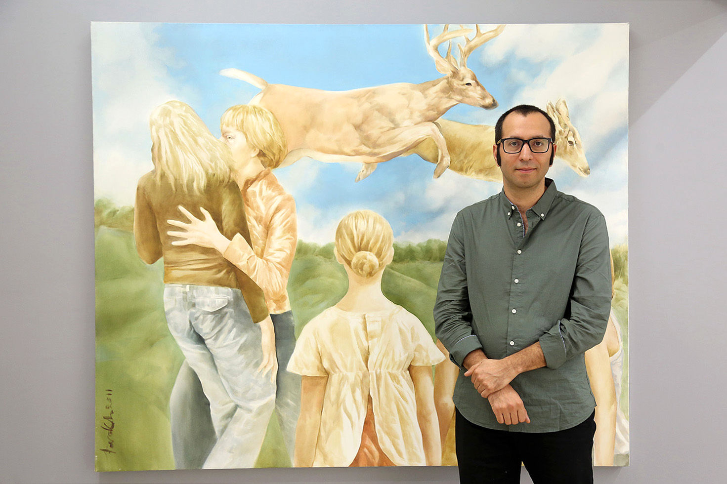 چیدمان تازه طبیعت در گالری دلگشا/ روایت گنگ فرخ نورونی از چهارپایان