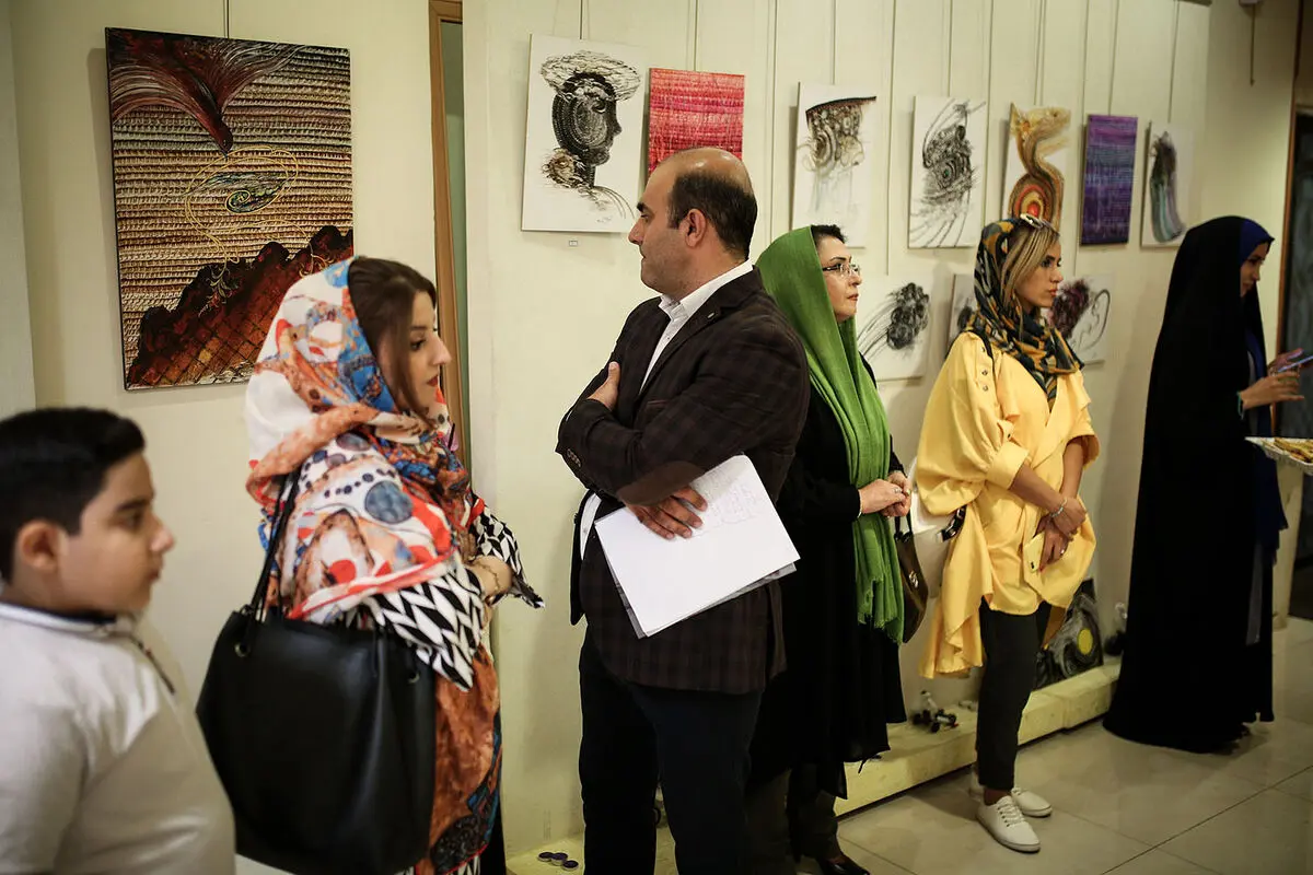 نمایشگاه نقاشی شهین قیدر شاداتی در گالری احسان