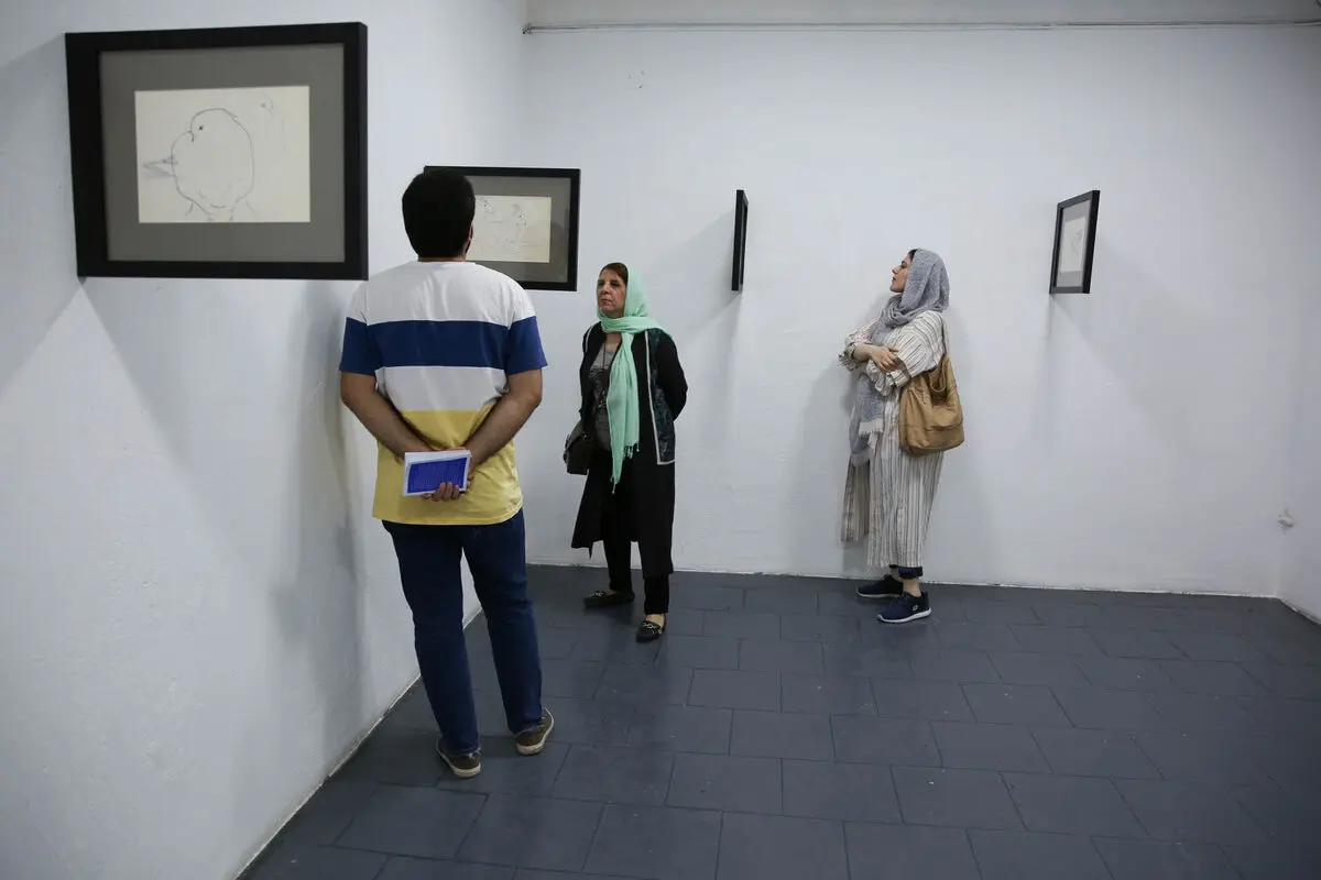 افتتاحیه نمایشگاه آثار منصور قندریز در گالری فردا