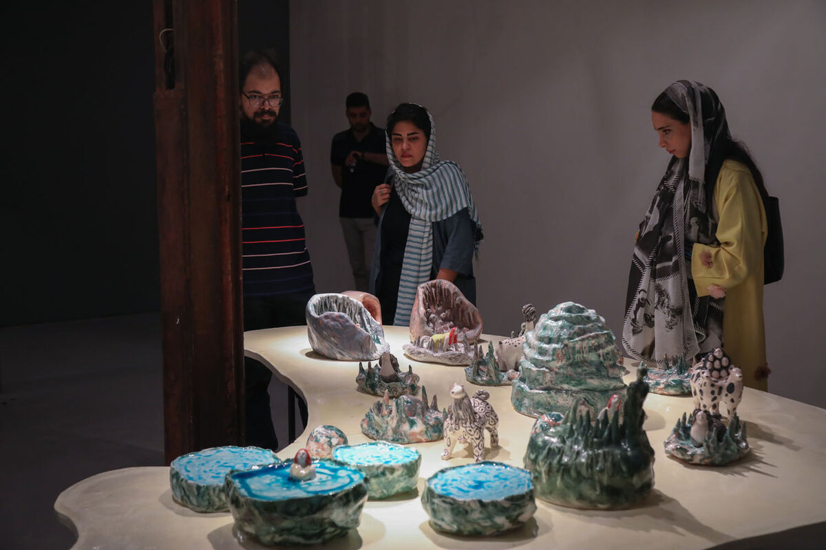 نمایشگاه سرامیک درسا اسدی در گالری طراحان آزاد