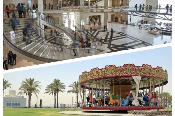Thematic Introduction 18 galleries of Qatar Museum of Islamic Art / By Taxi Or Free Buses Go To MIA 