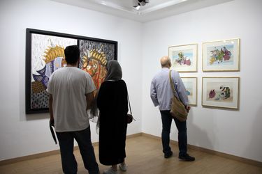 نمایشگاه گروهی مصورنامه  در گالری زیر زمین دستان