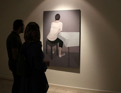 Elahe Heidari Painting Show in Asar Gallery