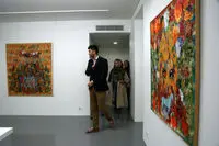 Aneh Mohammad Tatari paintings exhibition in Etemad Gallery