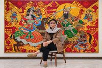فاطمه احمدیان و جادوگرِ زیبا؛ بازخوانی «خوان چهارم رستم» میان اسطوره، وسوسه و هنر معاصر