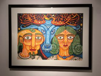 نمایشگاه نقاشی ­‌های آذرخش فراهانی با عنوان «دیوارنگاره» در گالری آریانا 