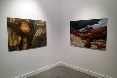 نمایشگاه نقاشی آتش شاه کرمی در گالری ویستا