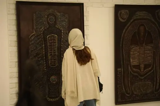 محمد محمدزاده در گالری ماهر