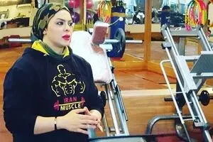اولین بدن‌ساز زن ایران / عکس‌ها